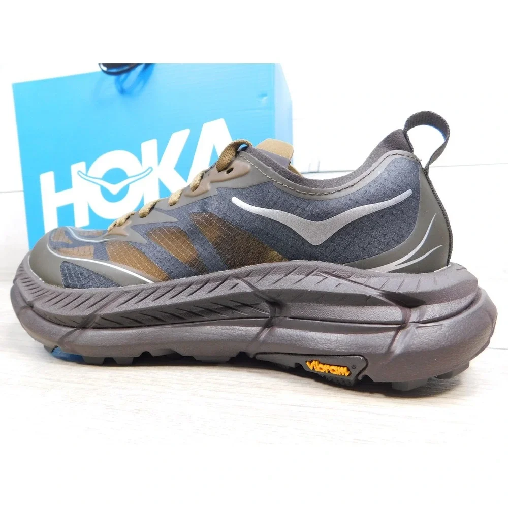 Hoka Mafate Speed 4 Lite Tree Bark Cast Iron 1168450 Mens 5 Womens 6 Trail Shoe